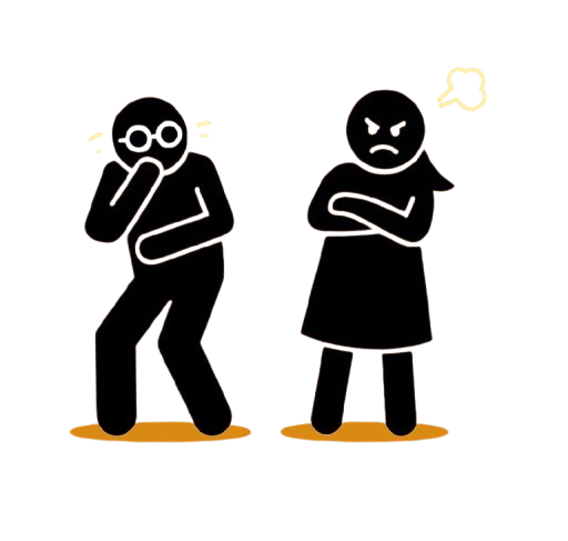 Ilustração de rejeição